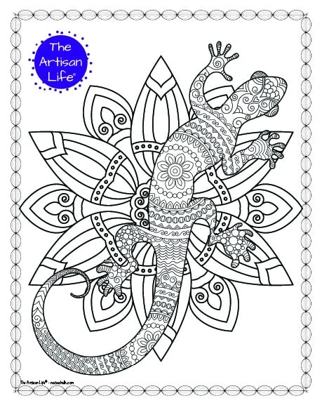 88 Printable Mandala Coloring Pages Animals  Latest Free