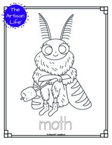 Cute Insect Coloring Pages - The Artisan Life
