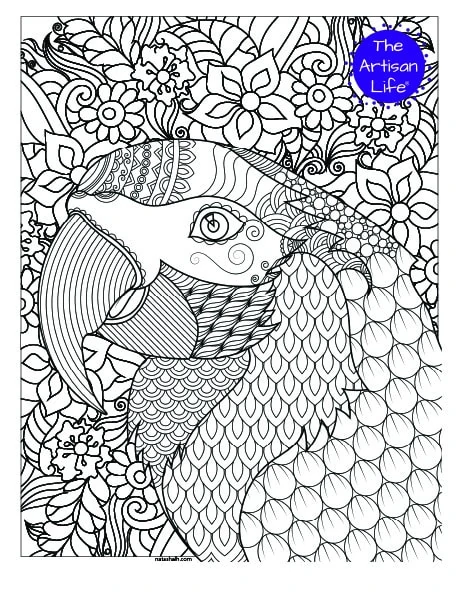 64 Coloring Pages Patterns Animals  Best Free