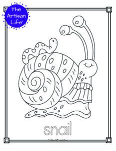 Cute Insect Coloring Pages - The Artisan Life