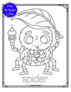 Cute Insect Coloring Pages - The Artisan Life