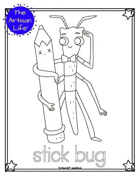 bugs coloring pages preschool