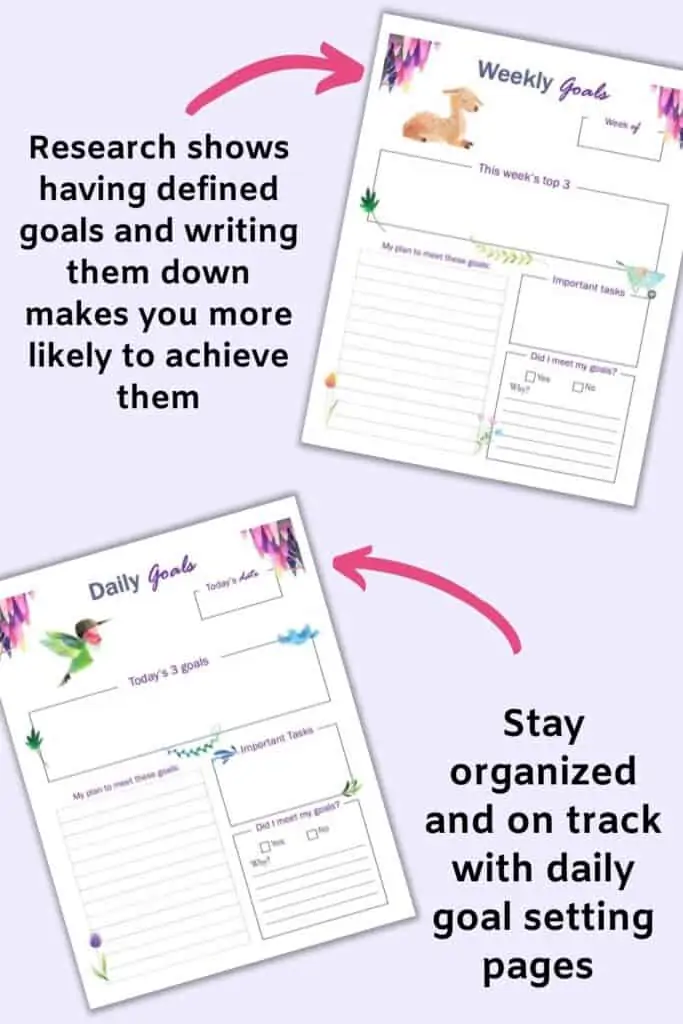 Blank Sheets DIY Planner Insert for DIY Printables, May Paper Co.