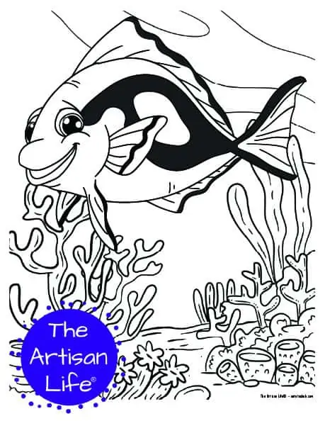 Download 21 Free Printable Cute Sea Creature Coloring Pages For Kids The Artisan Life