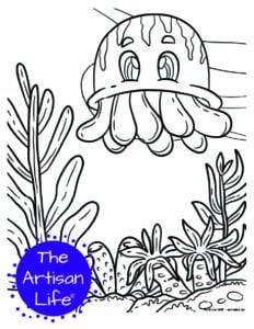 21+ Free Printable Cute Sea Creature Coloring Pages for Kids - The ...