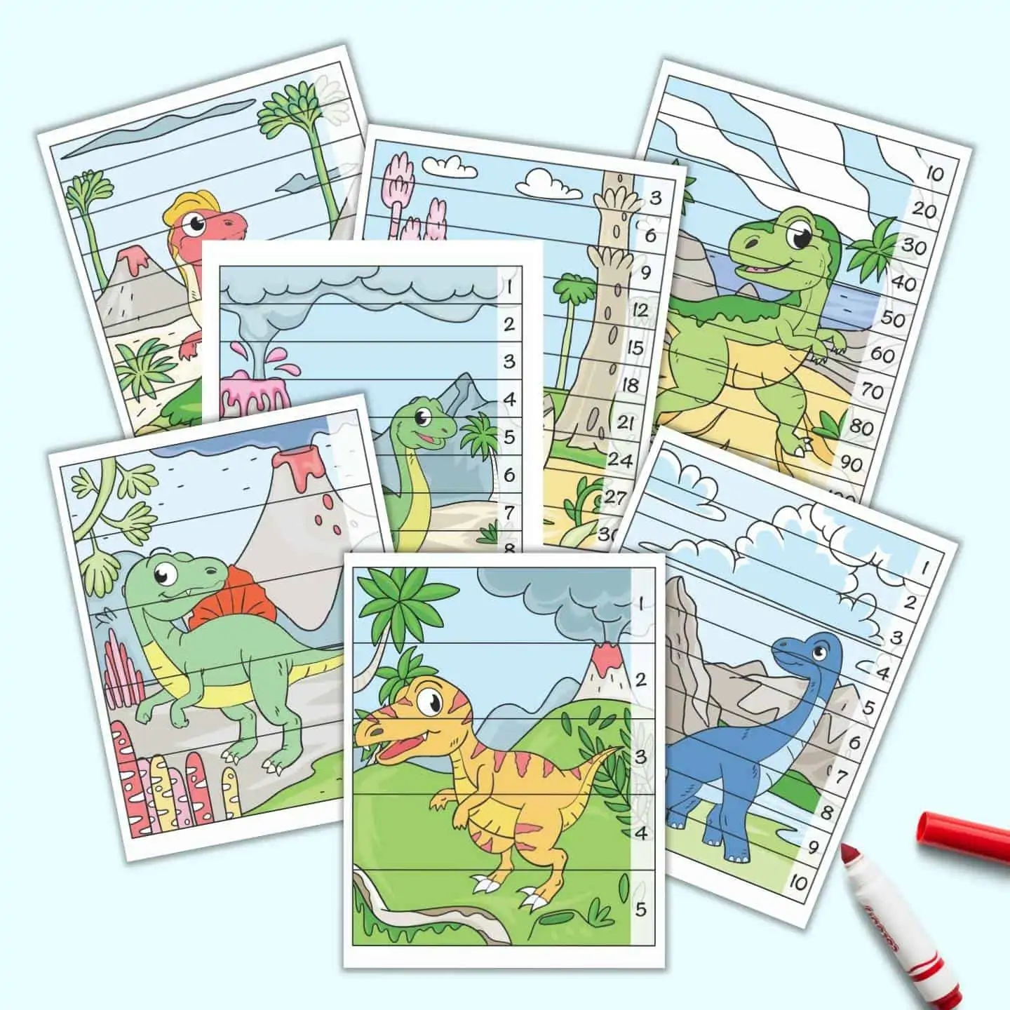 Dinosaur Game - Free Printable Maze - Moms & Munchkins