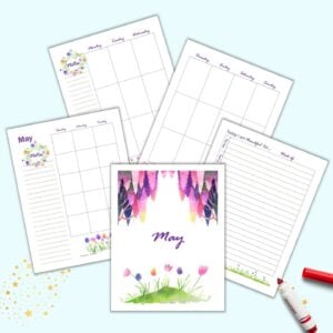 Free Printable June Planner Pages for US Letter and Happy Planner - The ...