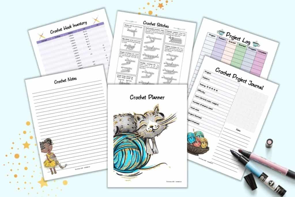 Craft Planner, Printable project organizer, Crafters journal
