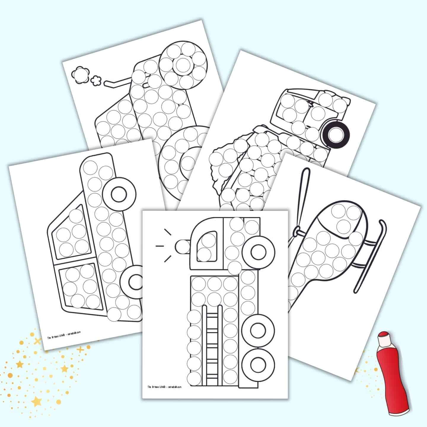 Dot A Dot Coloring Pages