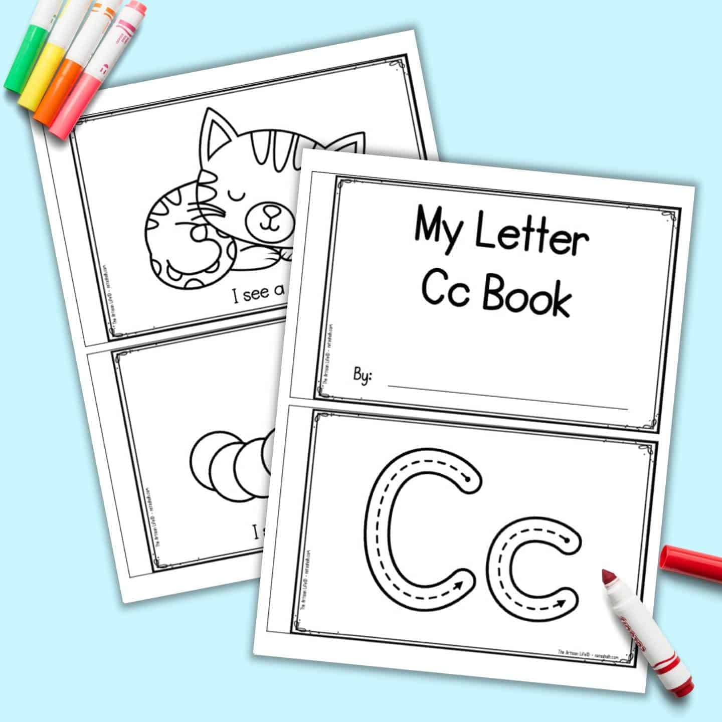 Free Printable Letter C Book Emergent Reader The Artisan Life