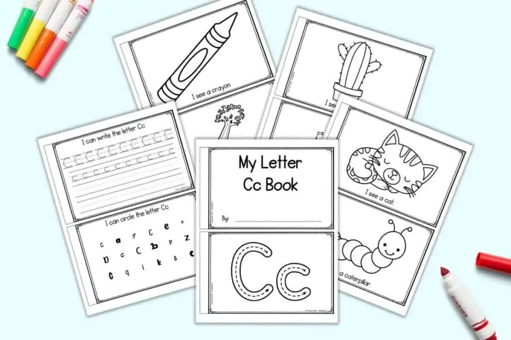 Free Printable Letter C Book Emergent Reader - The Artisan Life