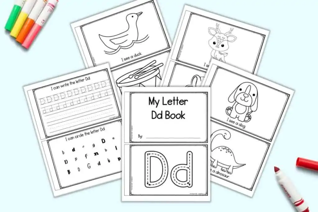 Free Printable Letter D Book Emergent Reader The Artisan Life