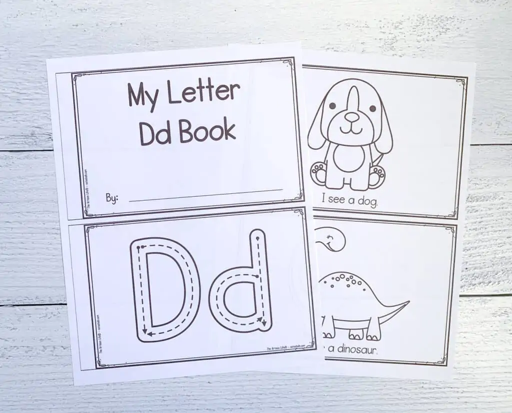 Free Printable Letter D Book Emergent Reader The Artisan Life