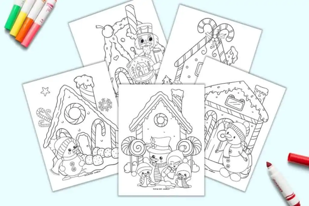 free printable house coloring pages for kids