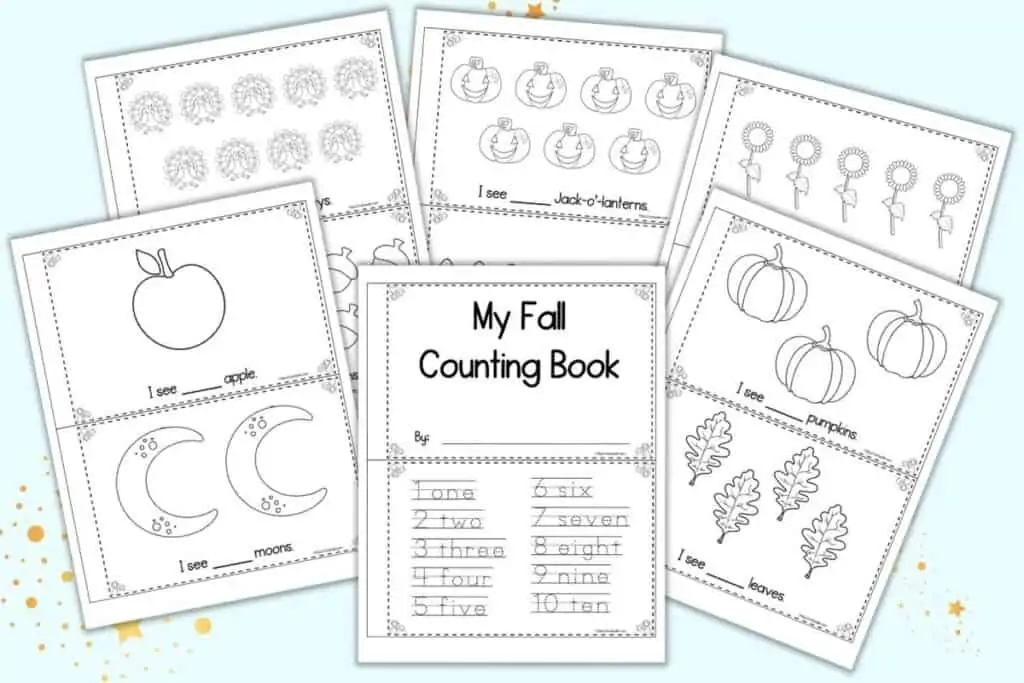 free-printable-fall-counting-book-for-preschool-kindergarten-the-artisan-life