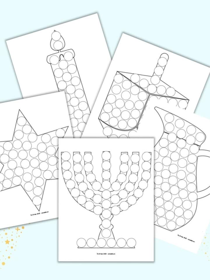 Hanukkah card craft