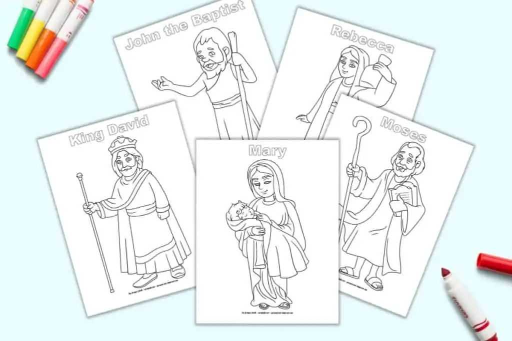 bible king coloring pages