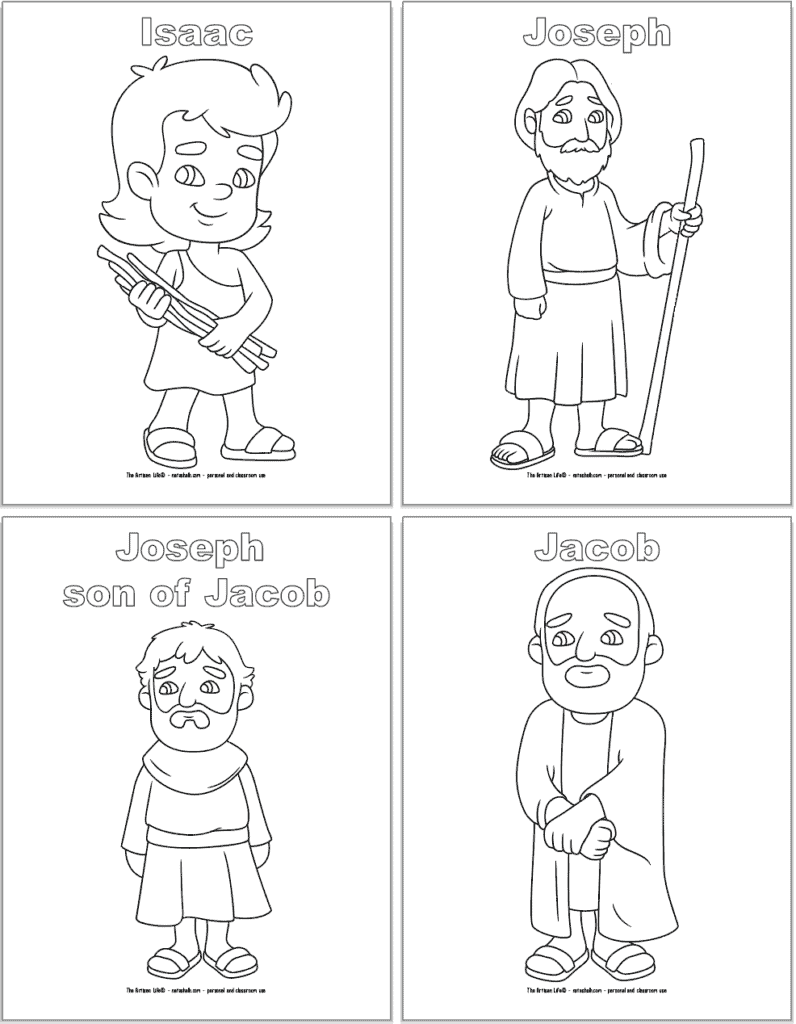 joseph son of jacob coloring pages