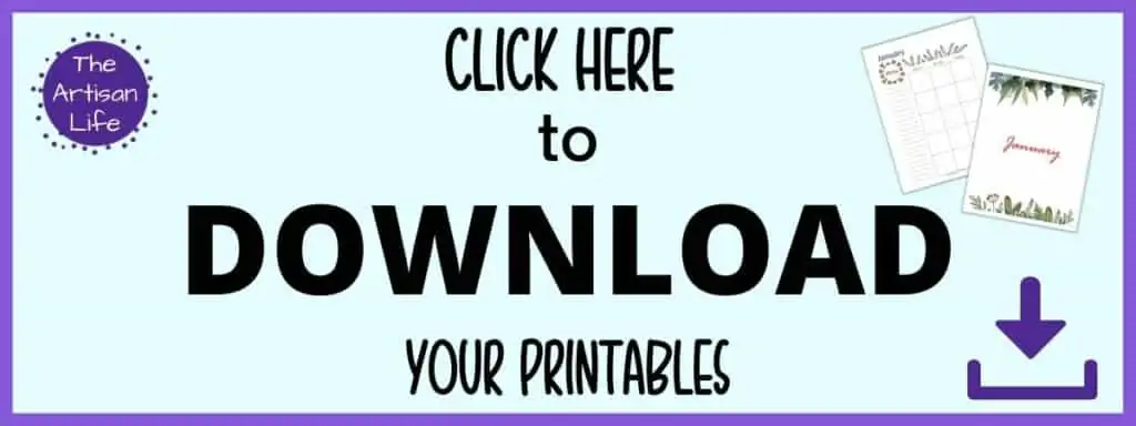 Text "click here to download your printables"