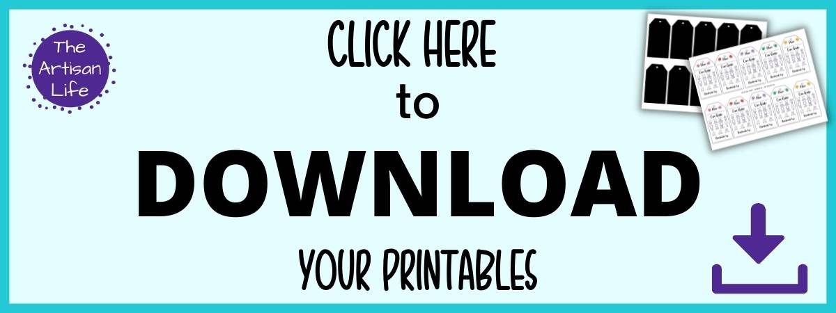 Text "click here to download your printable"