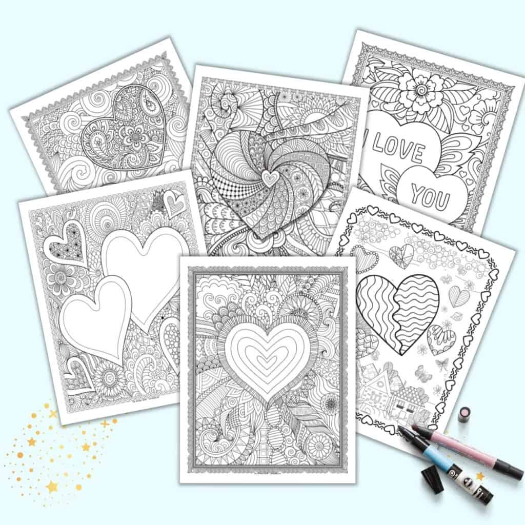 Free Printable February Cut and Paste - The Artisan Life