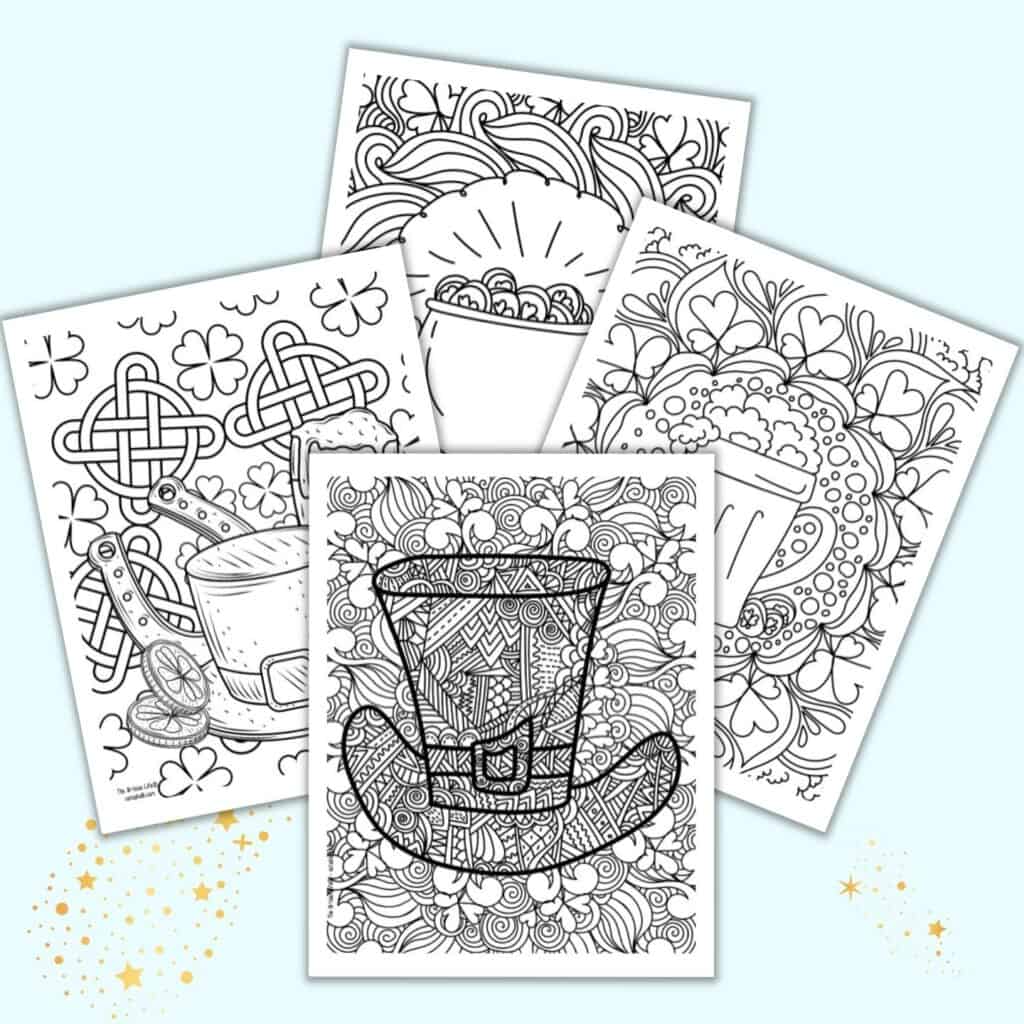 Free Printable March Cut and Paste Worksheet - The Artisan Life