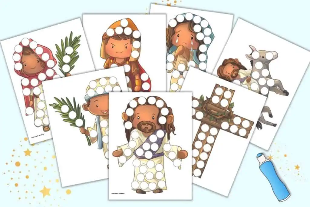 Easter Coding Worksheets Christian Cross Religious Picture 