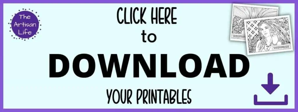 Text "click here to download your free printables" (lavender EO pages)