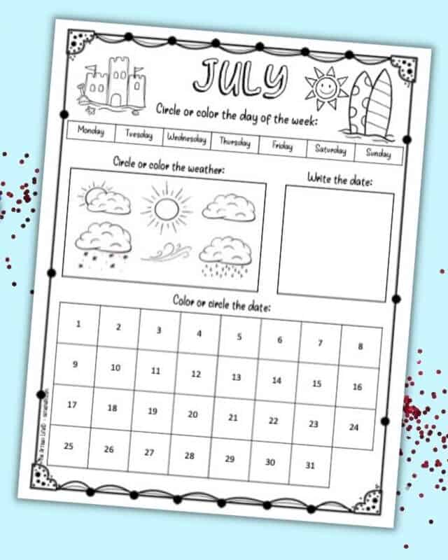 calendar printables Archives - The Artisan Life