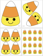 Free Printable Candy Corn Templates - The Artisan Life