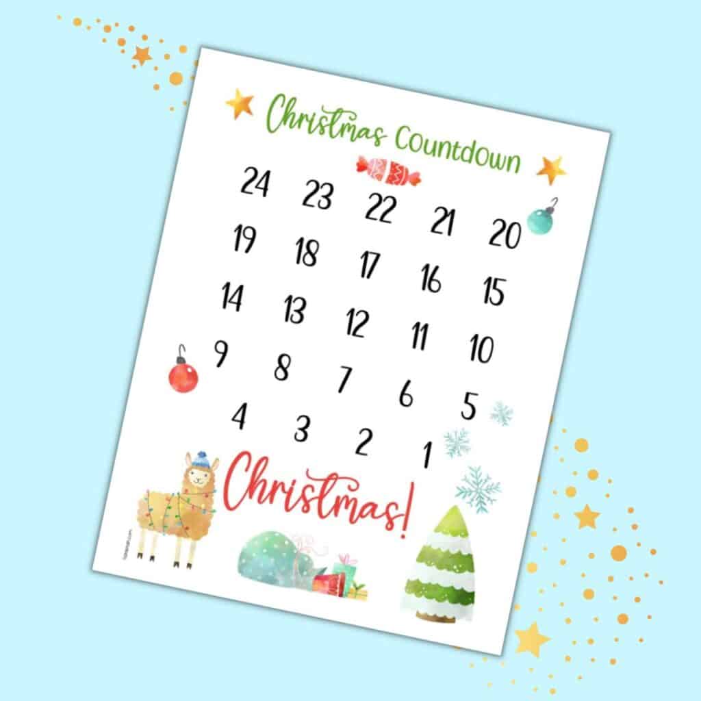 Free Printable Color by Letter Christmas Worksheets - The Artisan Life
