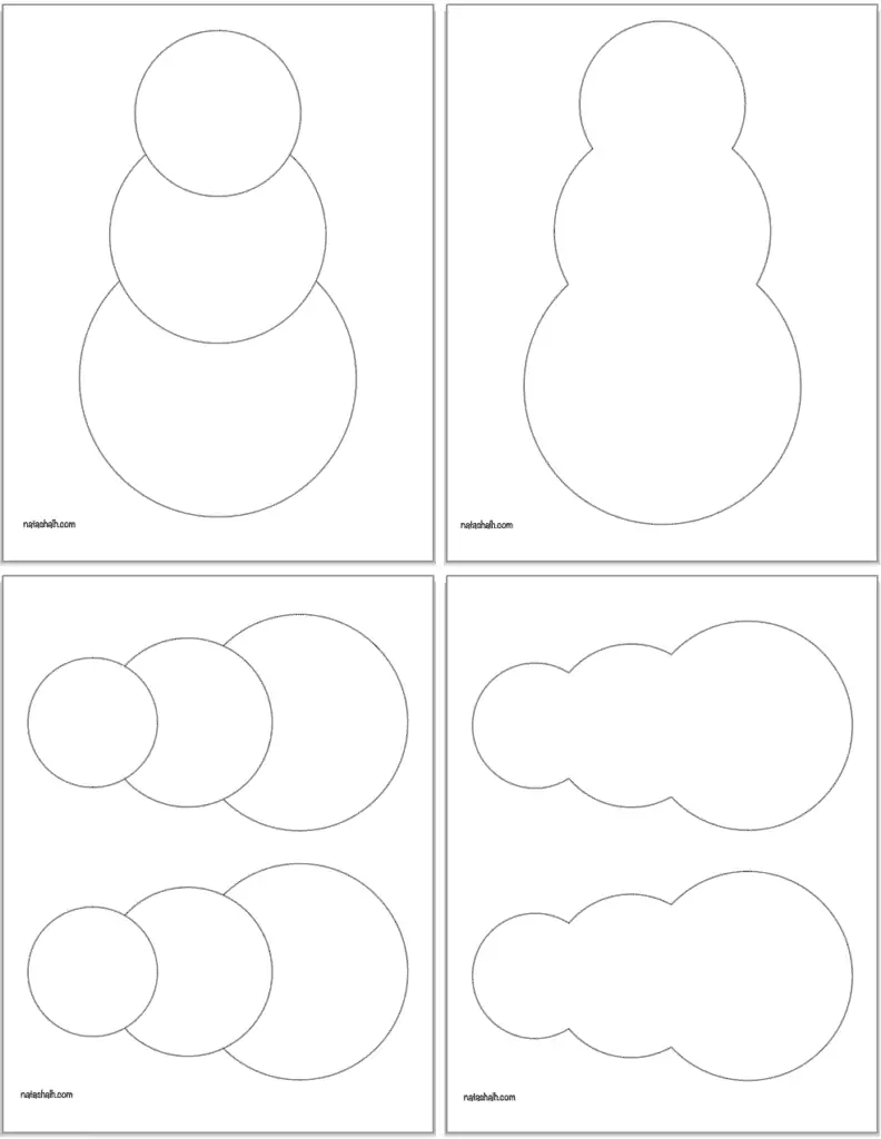 printable snowman patterns