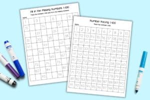 Free Printable Number Tracing Worksheets 1-100 - The Artisan Life