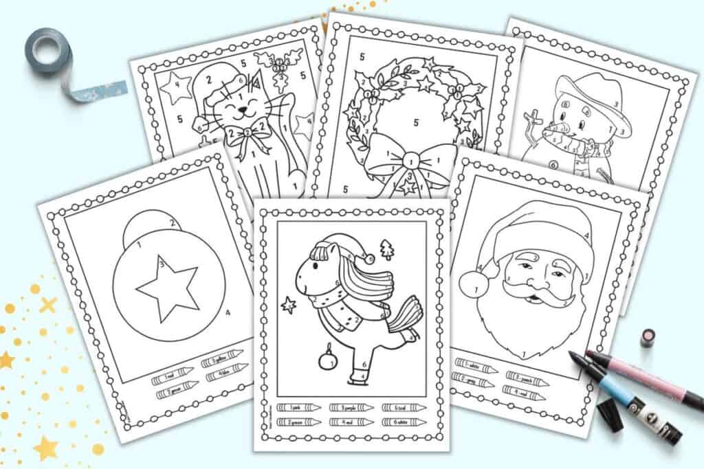 Christmas Coloring Pages, Christmas Crafts, Fun Activity, NO PREP
