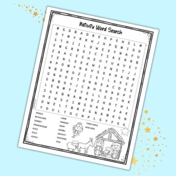 Free September Word Search Printable for Kids - The Artisan Life