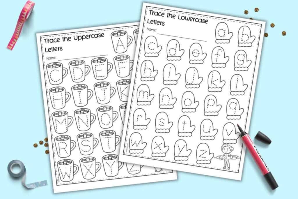 How To Teach Your Child The ABCs With This Free Tracing Printable
