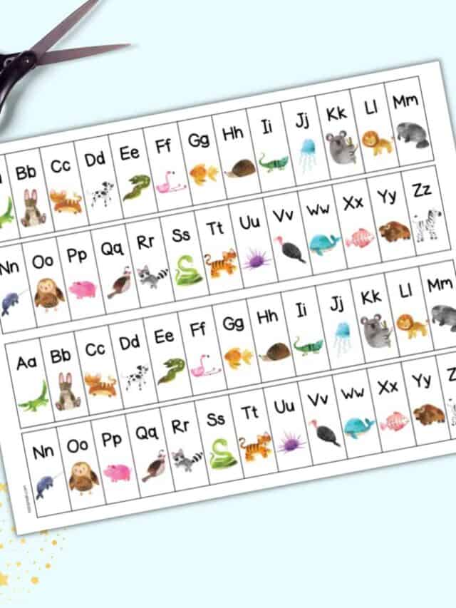 Alphabet Tracing Worksheets - The Artisan Life