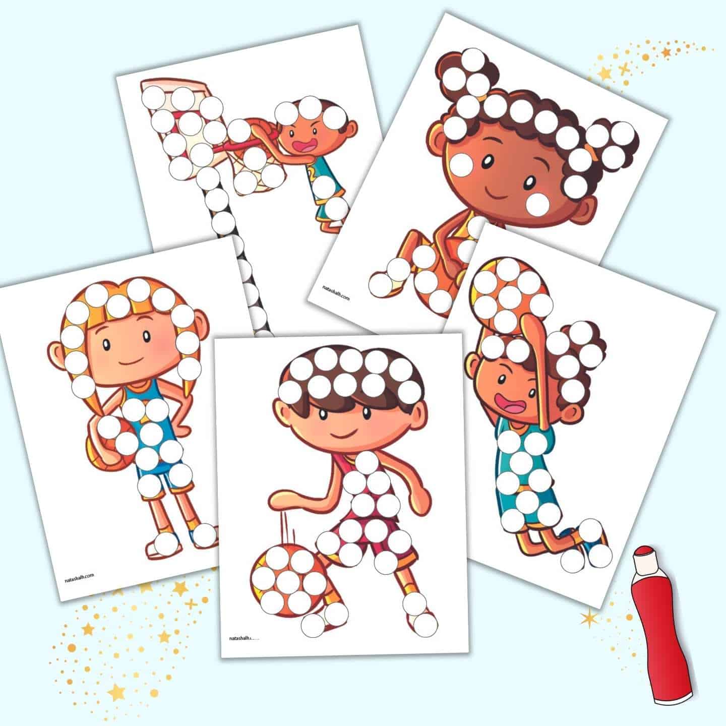  DOODLE HOG Washable Dot Markers for Toddlers Kids