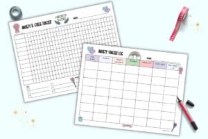 Free Anxiety Tracker Printables - The Artisan Life