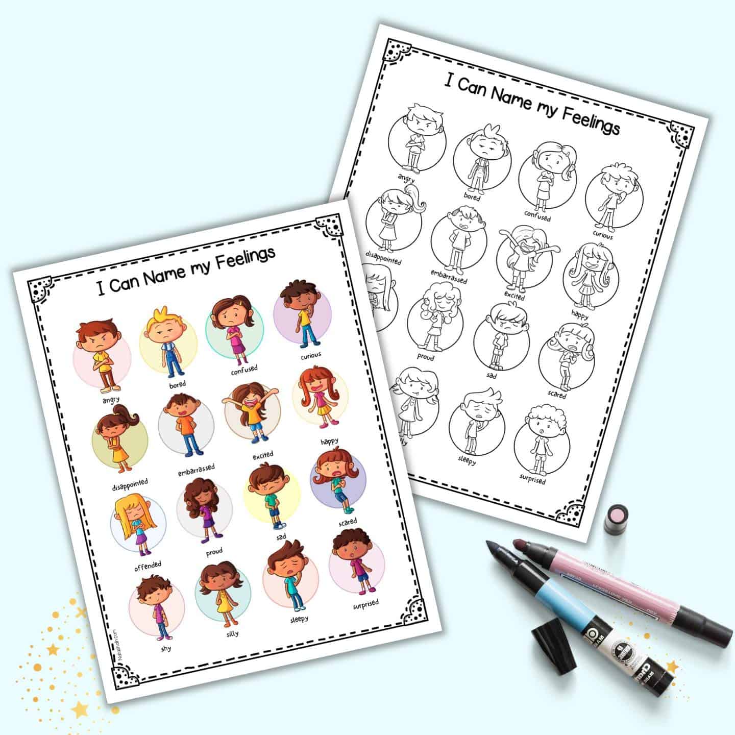 10 Best Printable Feelings Chart - printablee.com  Feelings chart, Emotion  chart printable, Emotion chart