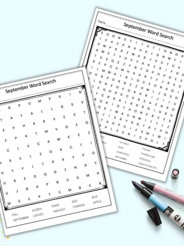 Free Printable Word Searches - The Artisan Life