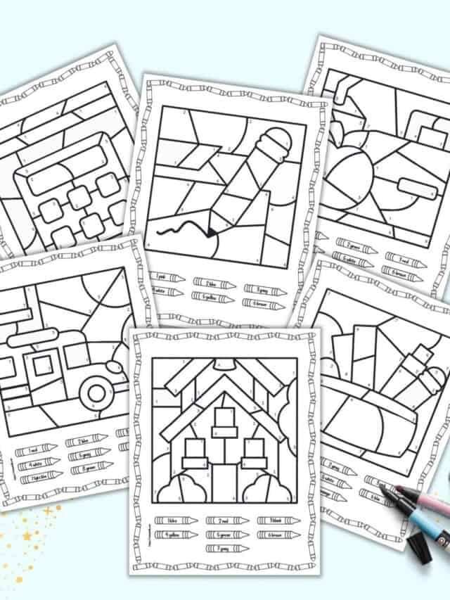 Kindergarten worksheets Archives - The Artisan Life