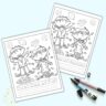 Free Printable Fall Themed Different and the Same Worksheets - The ...