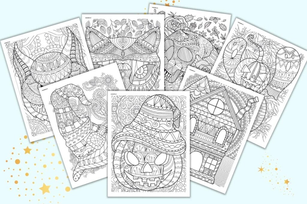 BEST VALUE 30 Halloween Dot Marker Coloring Pages Instant Download