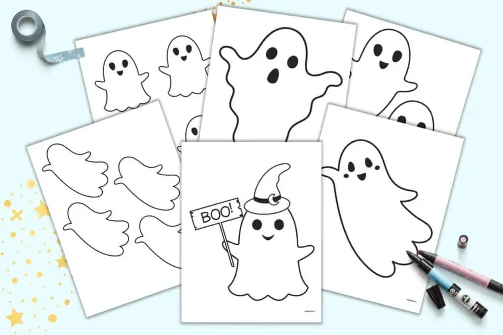 halloween ghost template