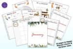 January Planner Printables - The Artisan Life