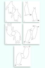 Free Printable Penguin Templates - The Artisan Life
