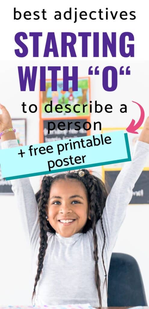 WHAT IS A NICE WORD TO DESCRIBE SOMEONE THAT STARTS WITH O visual data 5