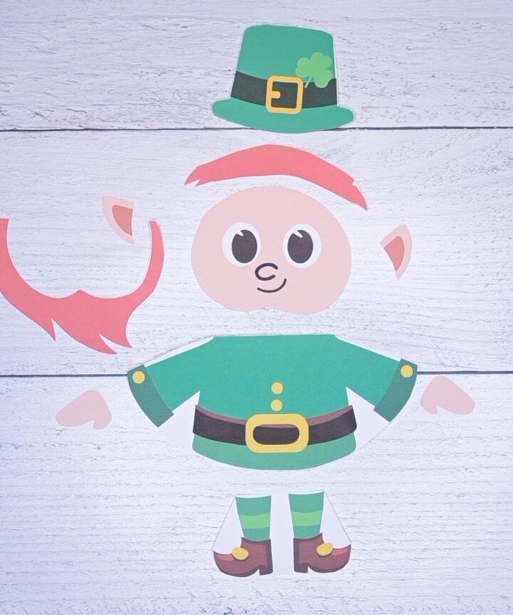Free Leprechaun Pattern Printable (leprechaun craft printable) - The ...