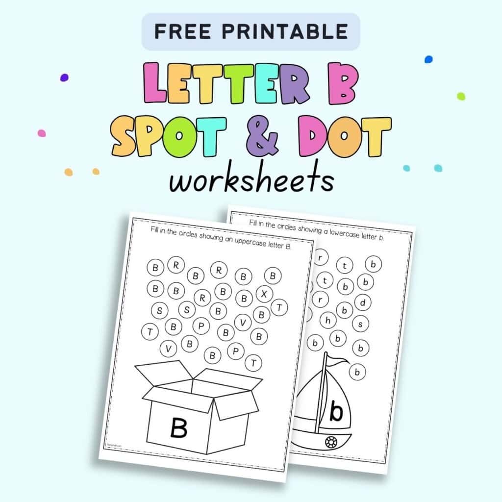 Spot & Dot Letter C Worksheets - The Artisan Life